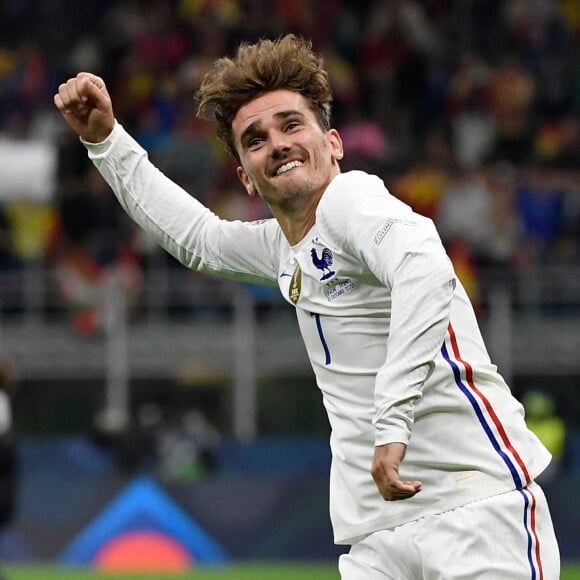 Antoine Griezmann - Football: La France remporte la coupe de la Ligue des Nations en battant l'Espagne 2 buts à 1 à Milan le 10 octobre 2021. © Inside/Panoramic/Bestimage