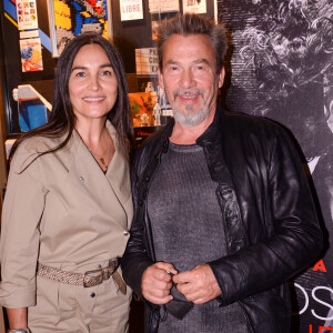 Exclusif - Florent Pagny et sa femme Azucena lors de la première du spectacle Lost in Buenos Aires à l'Européen à Paris © Rachid Bellak / Bestimage 