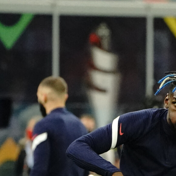 Paul Pogba (France) - Football: La France remporte la coupe de la Ligue des Nations en battant l'Espagne 2 buts à 1 à Milan le 10 octobre 2021. © Norbert Scanella/Panoramic/Bestimage