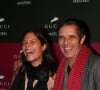 Julien Clerc et sa fille Vanille - 3e édition du Gucci Masters au Parc des expositions de Villepinte. Le 4 décembre 2011.