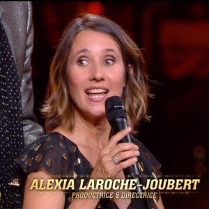 Alexia Laroche-Joubert lors du prime pour les 20 ans de la "Star Academy" sur TF1