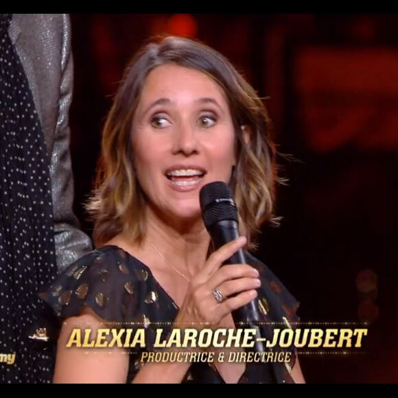 Alexia Laroche-Joubert lors du prime pour les 20 ans de la "Star Academy" sur TF1