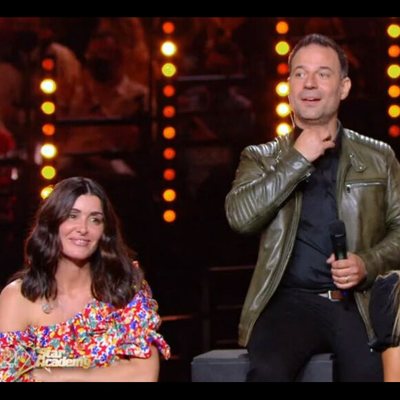 Jenifer et Carine lors du prime pour les 20 ans de la "Star Academy", le 30 octobre 2021, sur TF1