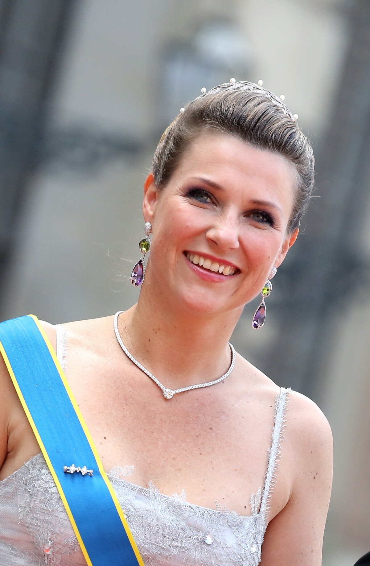 Photo La princesse Martha Louise de Norvège au mariage du prince Carl