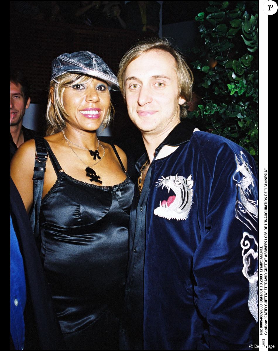 Cathy et David Guetta - Inauguration de L'Amnesia.