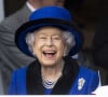 La reine Elisabeth II d'Angleterre lors des Champions Day à Ascot.