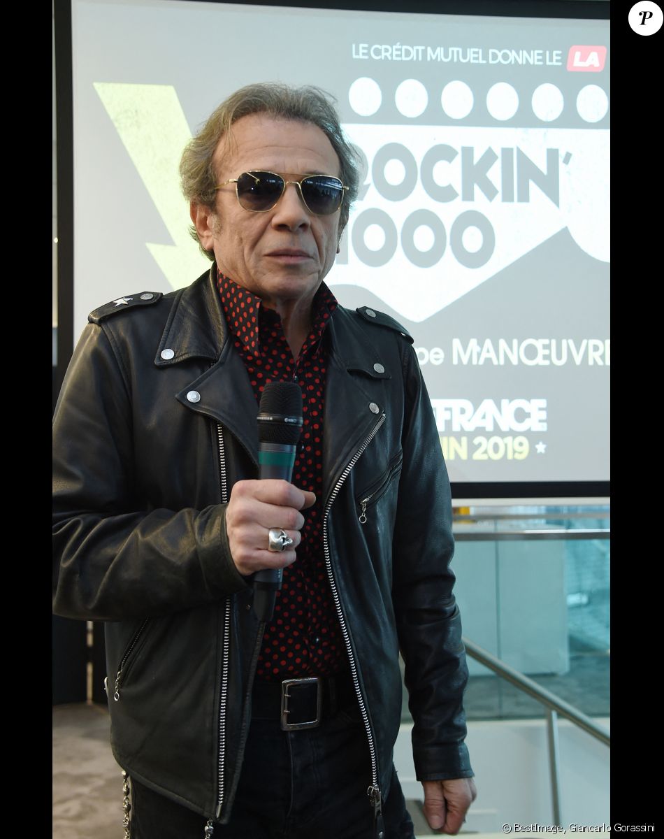 Philippe Manoeuvre en conférence de presse pour le spectacle "ROCKIN'1000", qui aura lieu le 29 juin 2019, au Stade de France à Paris. Le 15 janvier 2019 © Giancarlo Gorassini / Bestimage