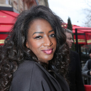 Hapsatou Sy - Arrivées au "Déjeuner des Nommés de la 45ème édition des César 2020" au restaurant le Fouquet's à Paris. Le 9 février 2020