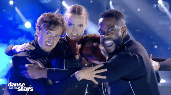 Tayc, Fauve Hautot et Aurélie Pons et Adrien Caby en quatuor - "Danse avec les stars", vendredi 5 novembre 2021 sur TF1.