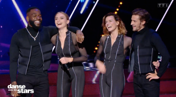 Tayc, Fauve Hautot et Aurélie Pons et Adrien Caby en quatuor - "Danse avec les stars", vendredi 5 novembre 2021 sur TF1.