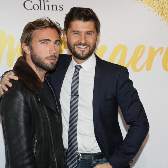 Christophe Beaugrand et son mari Ghislain Gerin - Soirée de lancement du livre "Toujours y croire" de Miss France et Miss Univers 2016 Iris Mittenaere à l'hôtel Vernet à Paris, France, le 6 novembre 2018. © CVS/Bestimage