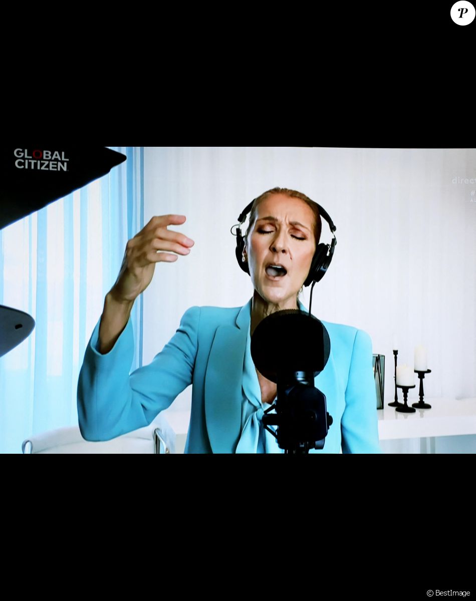 Céline Dion - Concert virtuel planétaire intitulé "One World: Together At Home". Le 19 Avril 2020.