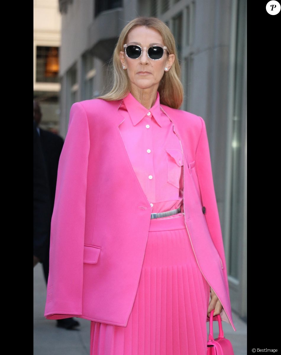 Celine Dion - Journée Internationale des Droits des Femmes à New York, le 7 mars 2020.