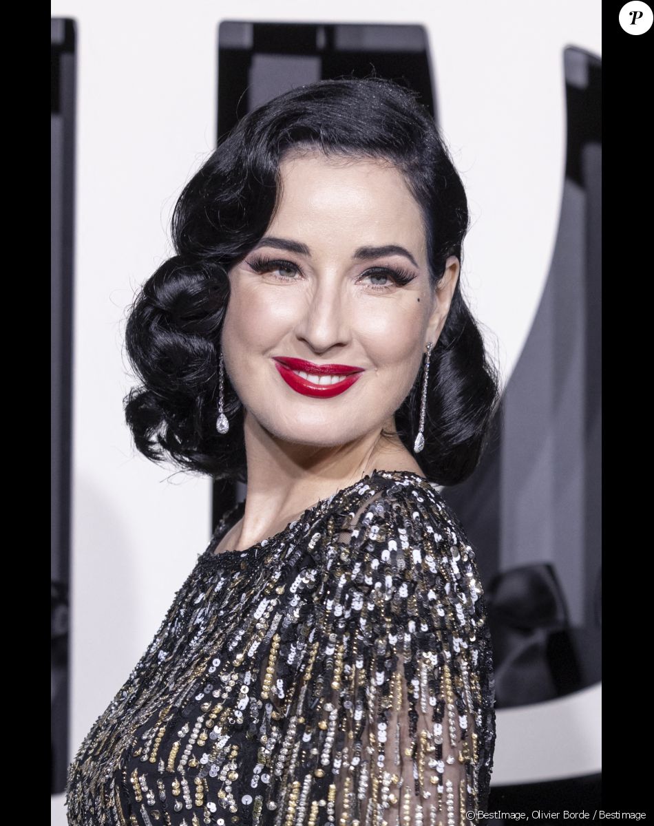Dita Von Teese - Gala d'ouverture de la saison de la danse 2021/2022 au Palais Garnier à Paris le 24 septembre 2021 © Olivier Borde / Bestimage