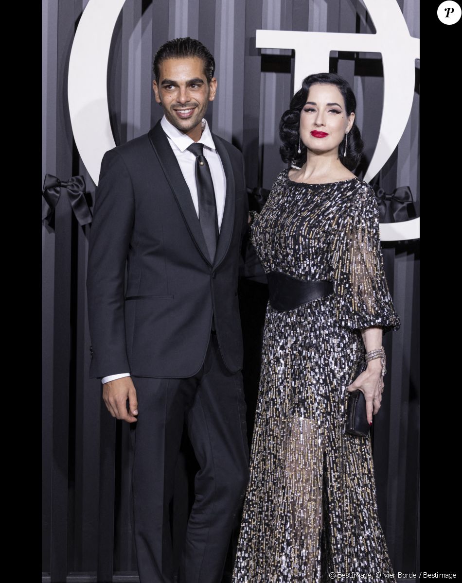 Dita Von Teese, Christophe Licata - Gala d'ouverture de la saison de la danse 2021/2022 au Palais Garnier à Paris © Olivier Borde / Bestimage
