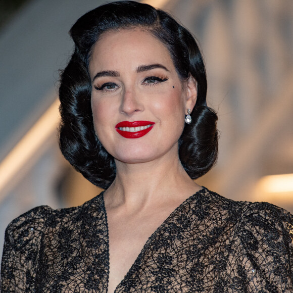 Dita von Teese - People à la soirée d'inauguration de la "Villa Remus" à Palma de Majorque. Le 4 août 2021