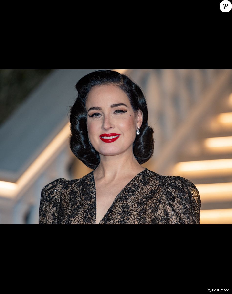 Dita von Teese - People à la soirée d'inauguration de la "Villa Remus" à Palma de Majorque. Le 4 août 2021