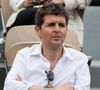 Thomas Sotto - Les célébrités dans les tribunes des Internationaux de France de Tennis de Roland Garros à Paris. © Jacovides-Moreau/Bestimage
