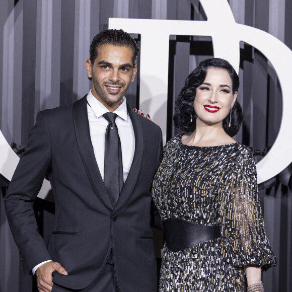 Dita Von Teese, Christophe Licata - Gala d'ouverture de la saison de la danse 2021/2022 au Palais Garnier à Paris le 24 septembre 2021 © Olivier Borde / Bestimage 