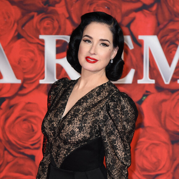 Dita von Teese - People à la soirée d'inauguration de la "Villa Remus" à Palma de Majorque. Le 4 août 2021