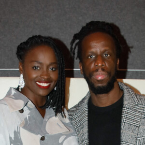 Aïssa Maïga, Youssoupha - Avant-première du film "Marcher sur l'eau" au Mk2 Odéon à Paris, le 8 novembre 2021. © Christophe Clovis/Bestimage
