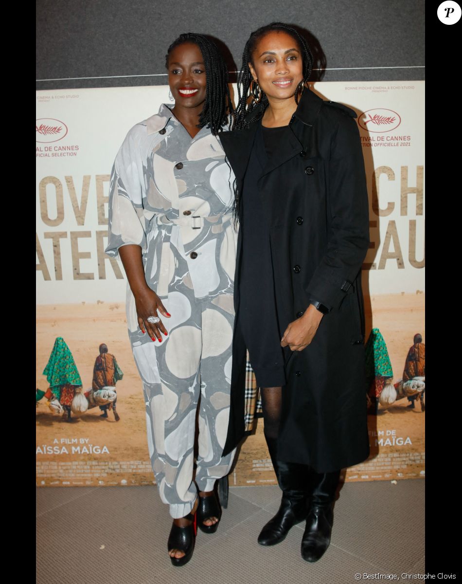 Aïssa Maïga, Imany - Avant-première du film "Marcher sur l'eau" au Mk2 Odéon à Paris, le 8 novembre 2021. © Christophe Clovis/Bestimage