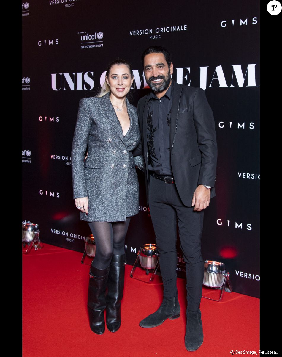 Magali Berdah et son mari Stéphane Teboul au photocall de la soirée "Unis comme jamais" au profit de l'Unicef, au pavillon Cambon à Paris. Le 8 novembre 2021. © Pierre Perusseau / Bestimage