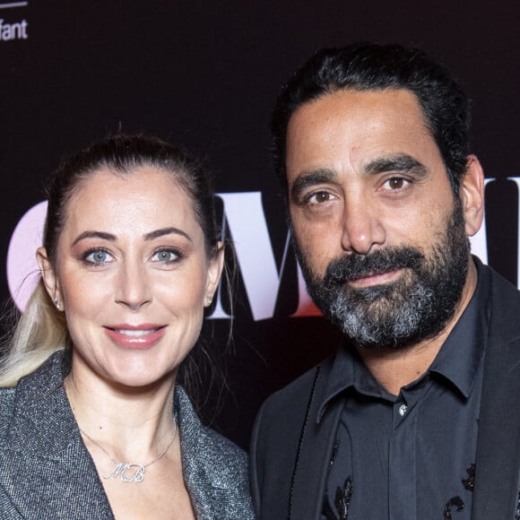 Magali Berdah et son mari Stéphane Teboul au photocall de la soirée "Unis comme jamais" au profit de l'Unicef, au pavillon Cambon à Paris. Le 8 novembre 2021. Le chanteur Gims a récolté 1 500 000 € ! Généreux comme Jamais… c’est le nom de clôture que devrait porter le gala de charité initié par l’artiste GIMS et dont tous les fonds récoltés ont été reversé à l’association Unicef France. L’évènement, organisé par Version Originale (dirigé par J.Saadia) et INDIFFERENCE PROD (S.Boussif, manager de l’artiste), a été l’occasion de dévoiler au grand jour le partenariat entre la maison Audemars Piguet et l’artiste ainsi que sa volonté d’aider les enfants en Afrique. © Pierre Perusseau / Bestimage  Unicef party "Unis comme jamais" in Paris. On november 8th 2021 