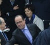 Le président François Hollande était au match France-Allemagne avant d'être exfiltré après les explosions à l'extérieur du Stade de France, à Saint-Denis, le 13 novembre 2015 © Cyril Moreau / Bestimage