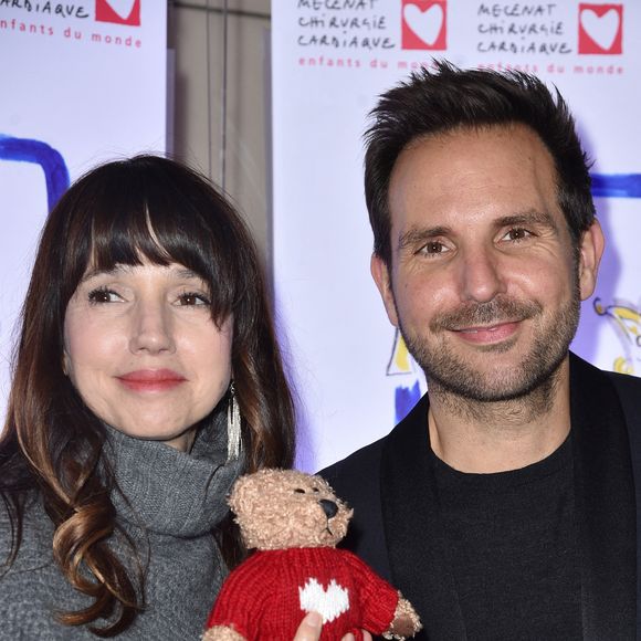 Christophe Michalak et sa femme Delphine McCarty au photocall du Gala du Coeur au profit de l'association Mécénat Chirurgie Cardiaque dans la salle Gaveau de Paris, France, le 28 janvier 2020. © Giancarlo Gorassini/Bestimage 