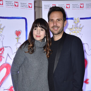 Christophe Michalak et sa femme Delphine McCarty au photocall du Gala du Coeur au profit de l'association Mécénat Chirurgie Cardiaque dans la salle Gaveau de Paris, France, le 28 janvier 2020. © Giancarlo Gorassini/Bestimage 