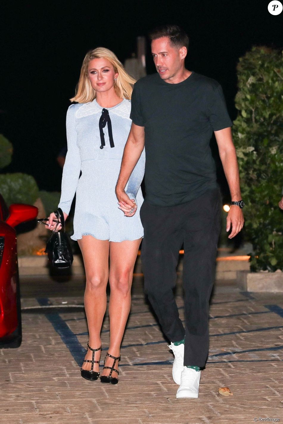 Paris Hilton et son fiancé Carter Reum vont dîner au restaurant Nobu à