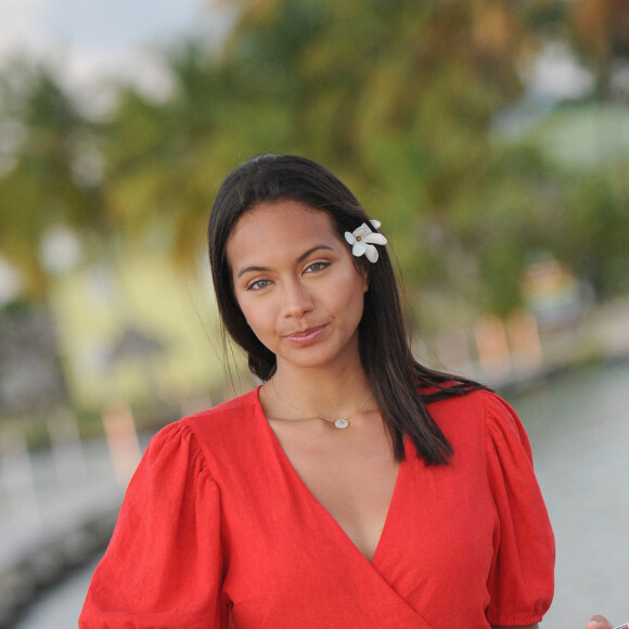 Exclusif - Rendez-vous avec Vaimalama Chaves (Miss France 2019) à Sainte-Anne en Martinique. Le 30 mai 2021 © Veeren / Bestimage 