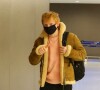 Exclusif - Ed Sheeran prend un avion à l'aéroport JFK à New York, le 9 novembre 2021.