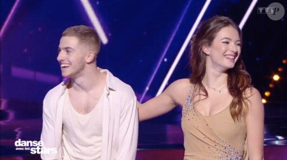 Michou et Elsa Bois dans l'émission "Danse avec les stars", le 12 novembre 2021.