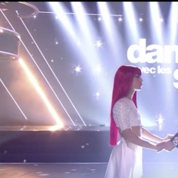 Bilal Hassani et Jordan Mouillerac dans l'émission "Danse avec les stars", le 12 novembre 2021.