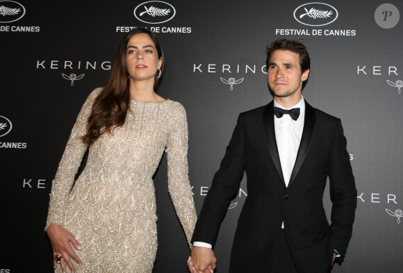 Anouchka Delon et son compagnon Julien Dereims - Soirée Kering "Women In Motion Awards" lors du 72e Festival de Cannes. Le 19 mai 2019. © Denis Guignebourg / Bestimage