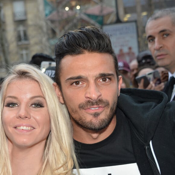 Jessica Thivenin et Julien Tanti - Arrivées à la soirée de lancement de la nouvelle émission de télé-réalité "Les Marseillais South America" au cinéma Gaumont Marignan à Paris, le 21 février 2017. © Veeren/Bestimage 