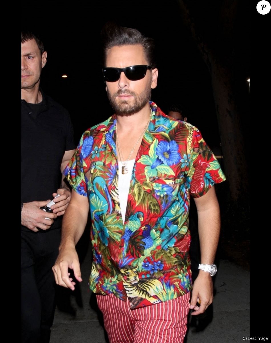 Scott Disick à une fête d'Halloween à Santa Monica