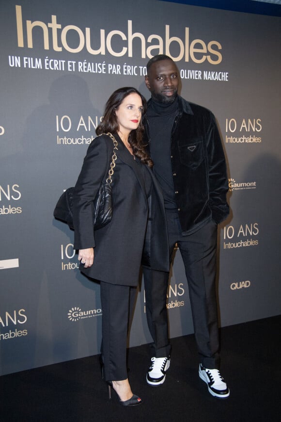 Omar Sy et son épouse Hélène - 10e anniversaire du film "Intouchables" au cinéma UGC Normandie de Paris. Le 15 novembre 2021. @ Aurore Marechal/ABACAPRESS.COM