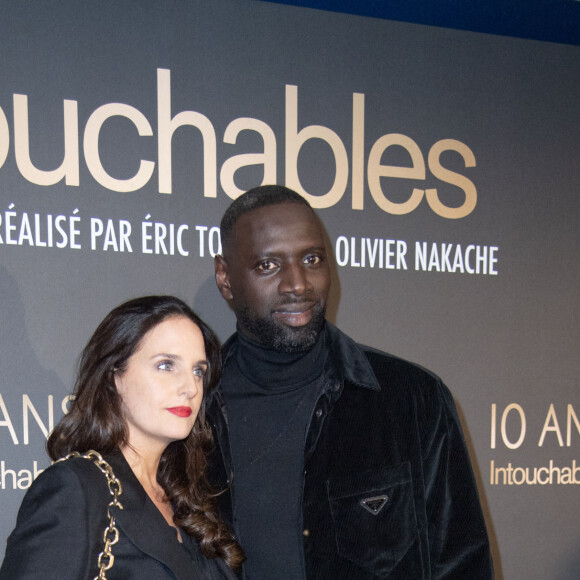 Omar Sy et son épouse Hélène - 10e anniversaire du film "Intouchables" au cinéma UGC Normandie de Paris. Le 15 novembre 2021. @ Aurore Marechal/ABACAPRESS.COM