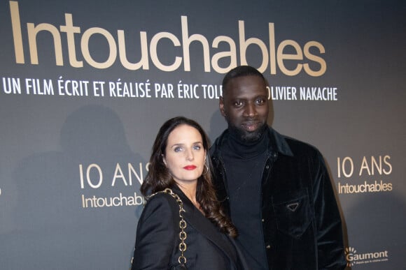 Omar Sy et son épouse Hélène - 10e anniversaire du film "Intouchables" au cinéma UGC Normandie de Paris. Le 15 novembre 2021. @ Aurore Marechal/ABACAPRESS.COM