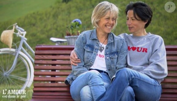 Delphine et sa prétendante Ghislaine dans l'épisode de "L'amour est dans le pré 2021" du 18 octobre, sur M6