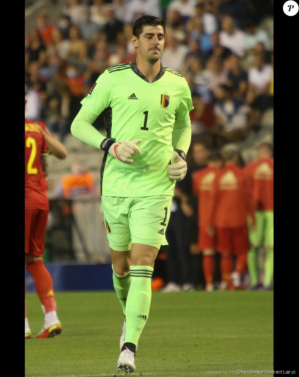 Thibaut Courtois - Belgique Vs Republique Tcheque - Qualification Coupe du Monde le 5 septembre 2021. © Laurent Lairys/Panoramic/Bestimage