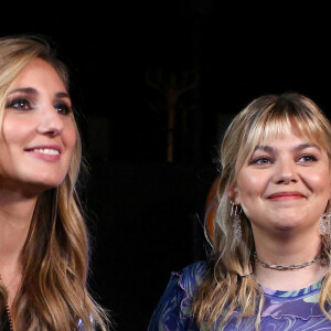 Marie Portolano et Louane Emera - Enregistrement de l'émission "La soirée extraordinaire : La musique comme vous ne l'avez jamais vue". © Gaffiot-Moreau / Bestimage