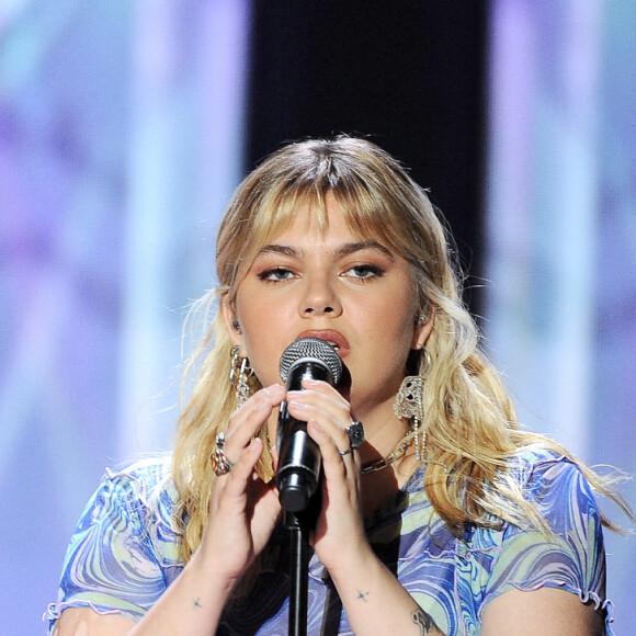 Louane Emera et Florian Rossi - Enregistrement de l'émission "La soirée extraordinaire : La musique comme vous ne l'avez jamais vue". © Gaffiot-Moreau / Bestimage