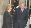 Bernadette et Jacques Chirac à l'Elysée en 2001