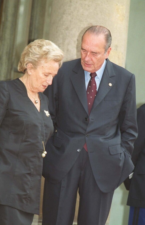 Bernadette et Jacques Chirac à l'Elysée