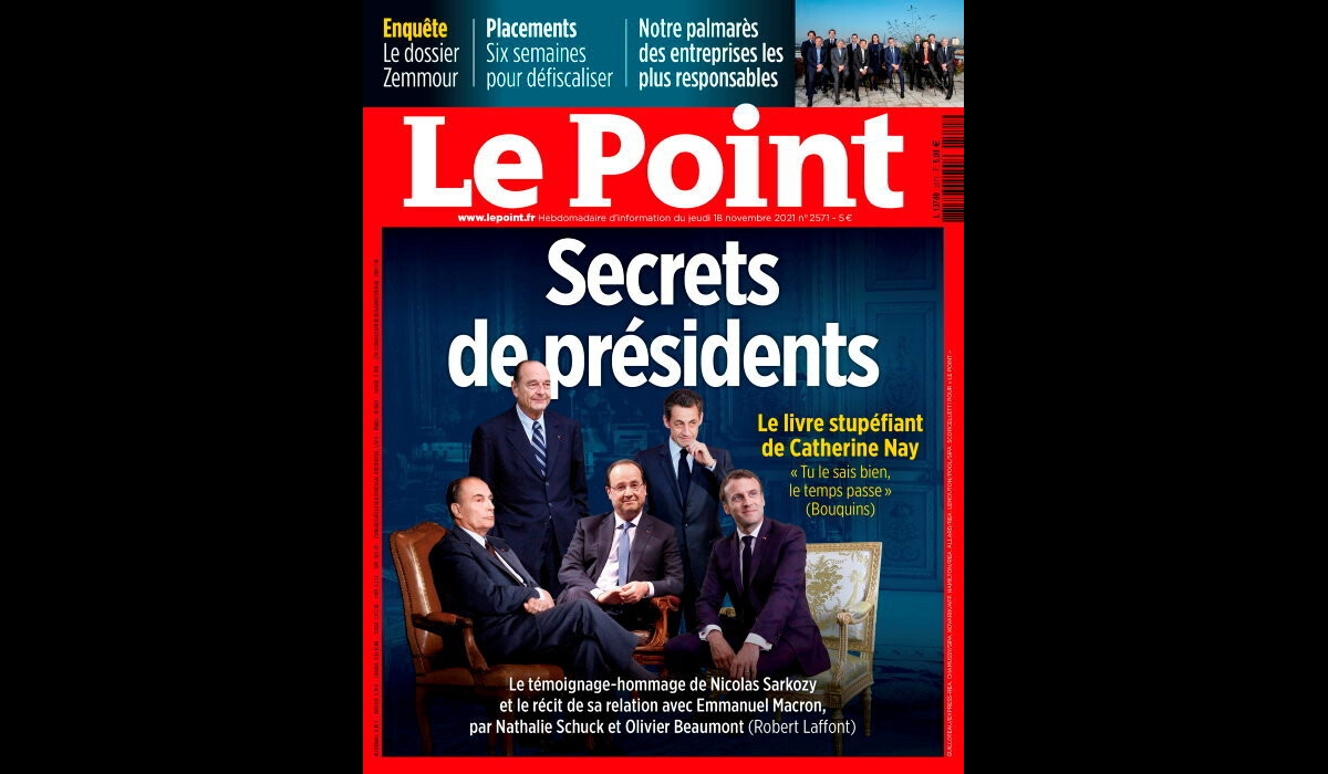 Vidéo Le magazine Le Point du 18 novembre 2021 Purepeople