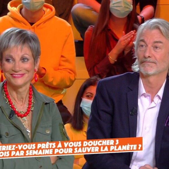 Gilles Verdez et Isabelle Morini-Bosc dans "TPMP".